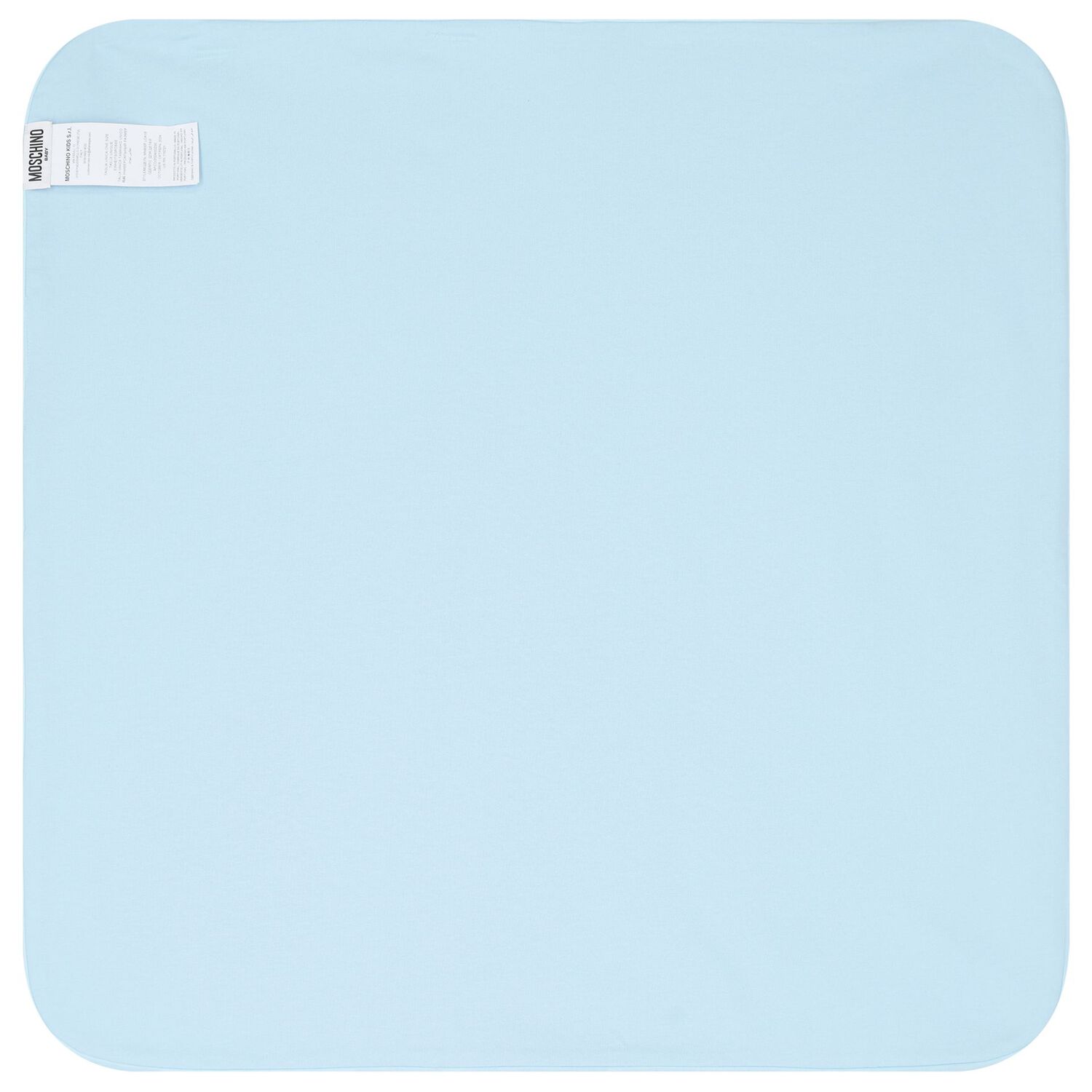 Blue Teddy Bear Logo Baby Blanket, 3, hi-res