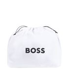 Beige Logo Baby Changing Bag, 1, hi-res