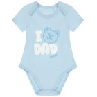 Baby Boys Blue & White Logo Gift Set, 1, hi-res