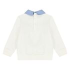 Baby Boys Ivory & Blue Teddy Bear Logo Trousers Set , 1, hi-res