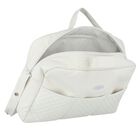 Ivory Quilted Baby Changing Bag, 2, hi-res