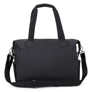 Black Logo Baby Changing Bag