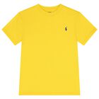 Boys Yellow Logo T-Shirt, 1, hi-res