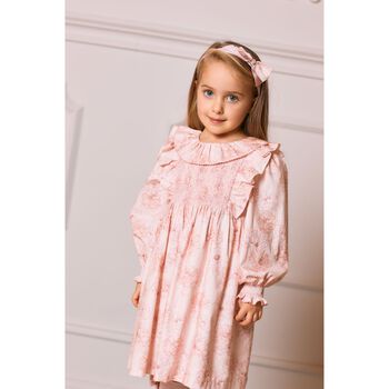 Girls Pink Bow Headband