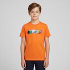 Boys Orange Logo T-Shirt, 1, hi-res