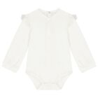 Baby Girls Ivory Tulle Skirt Set, 1, hi-res