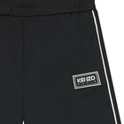 Boys Black Logo Shorts, 1, hi-res