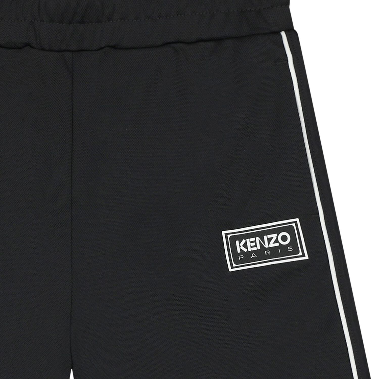 Boys Black Logo Shorts, 1, hi-res