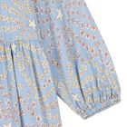 Girls Blue Star Tiered Dress, 1, hi-res