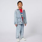 Boys Red Logo Sweatshirt, 1, hi-res