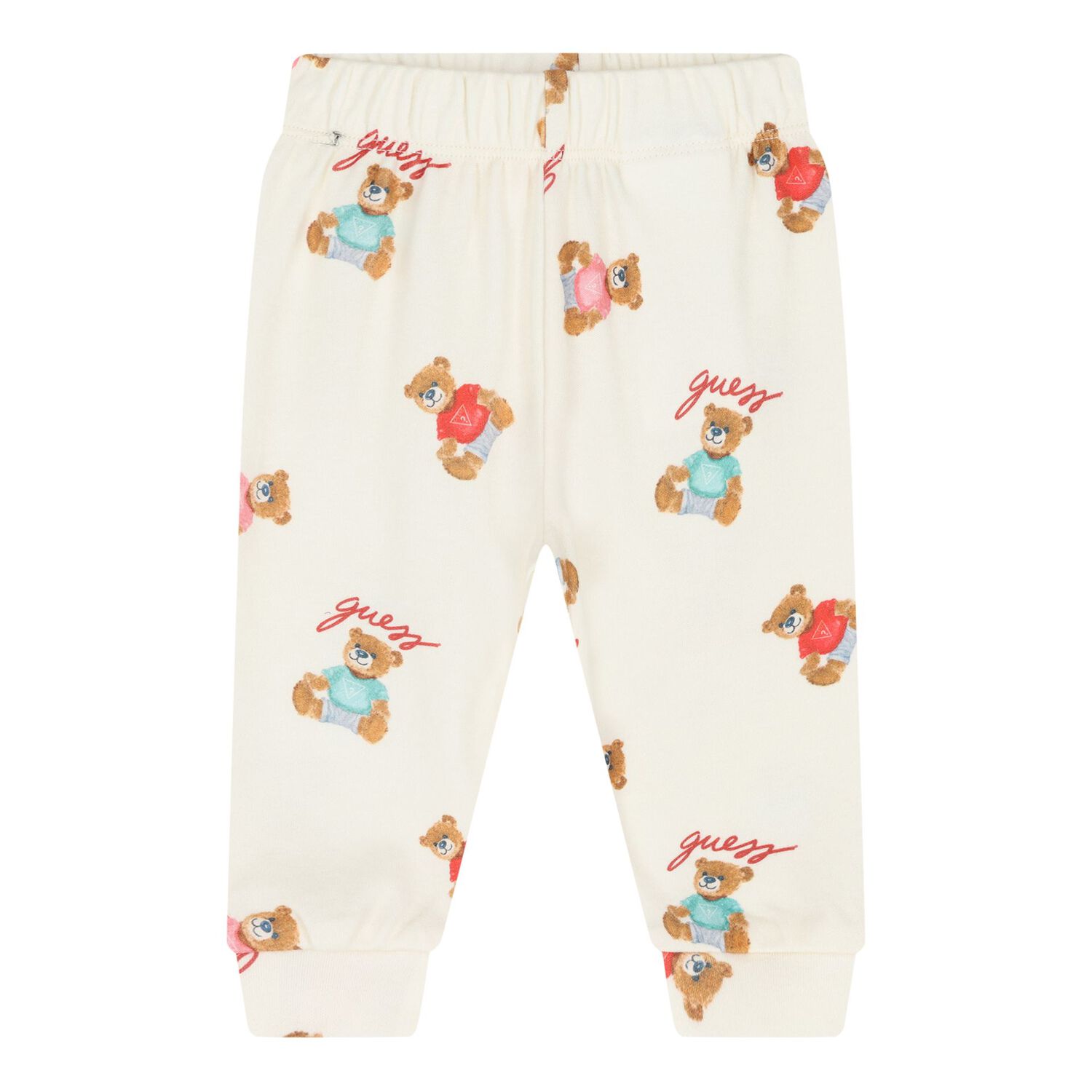 Ivory & White Teddy Bear Bodysuit Set, 1, hi-res