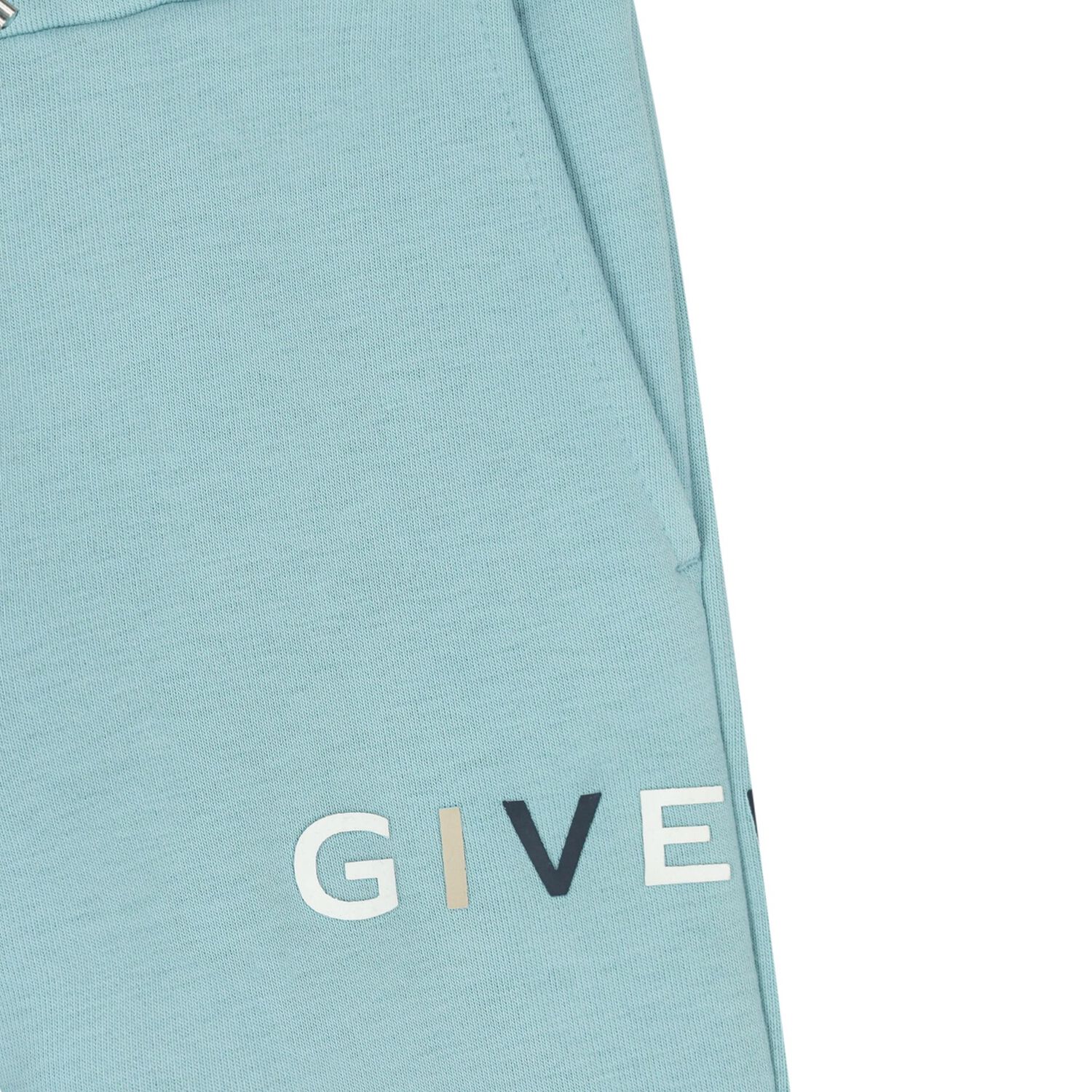 Younger Boys Blue Logo Joggers, 1, hi-res