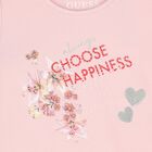 Girls Pink Floral Top, 1, hi-res