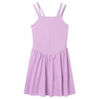 Girls Lilac Ribbed Dress, 1, hi-res