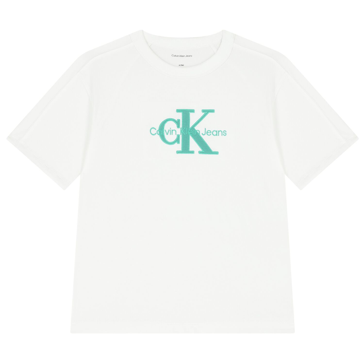 Boys White Logo T-Shirt, 1, hi-res