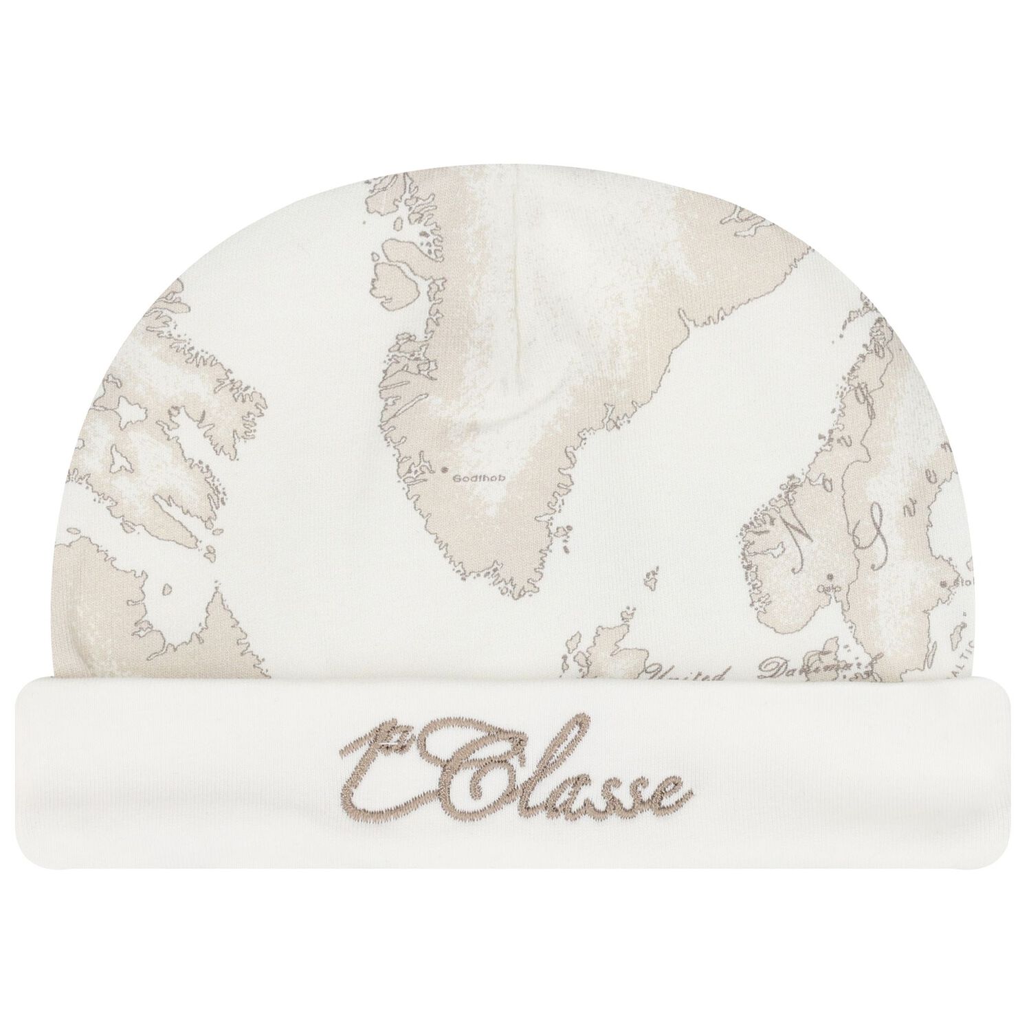 Ivory & Beige Geo Map Babygrow Set, 3, hi-res