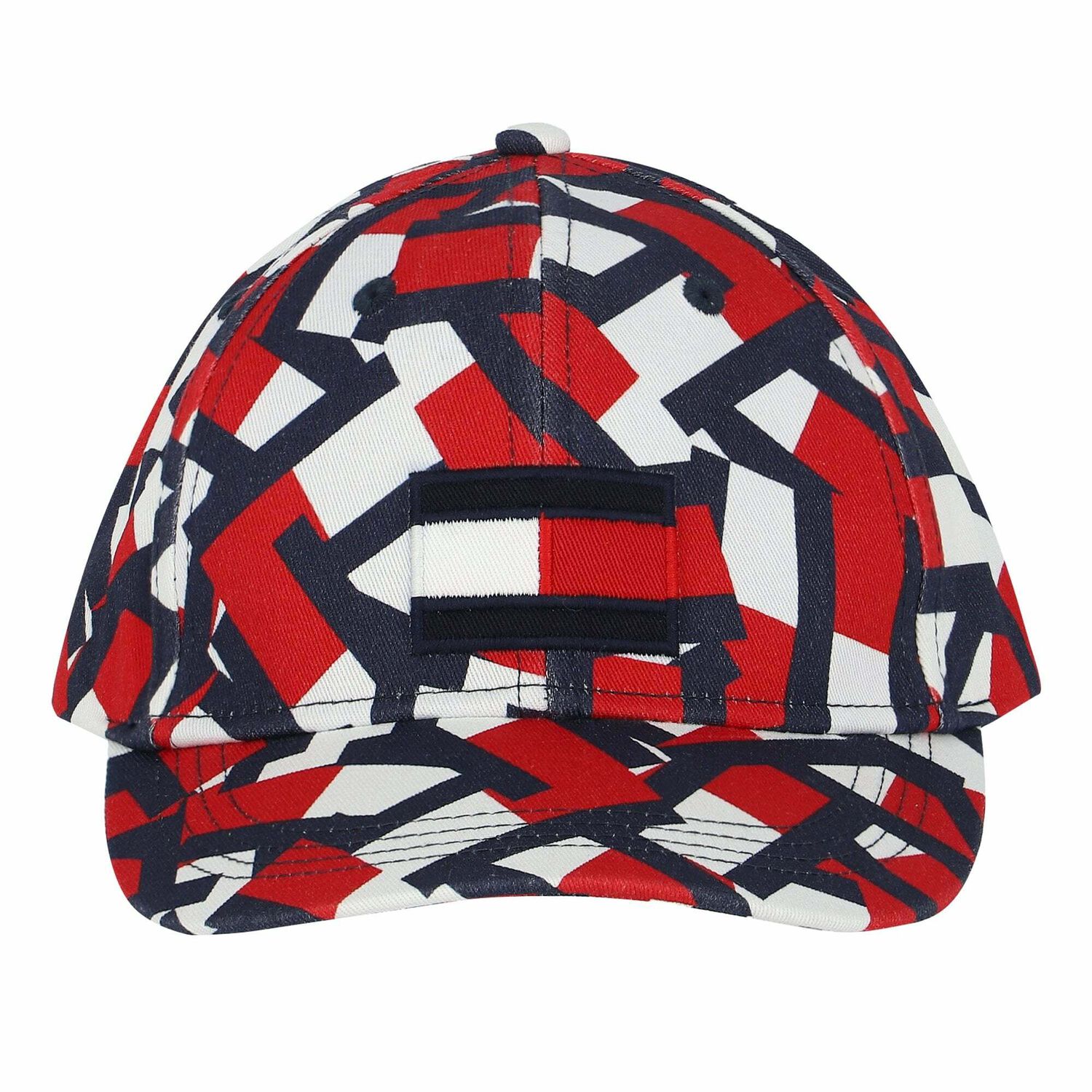 Boys Navy, White & Red Logo Cap, 1, hi-res