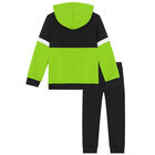 Boys Black & Grey Tracksuit, 2, hi-res