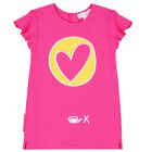 Girls Pink Floral Leggings Set, 1, hi-res