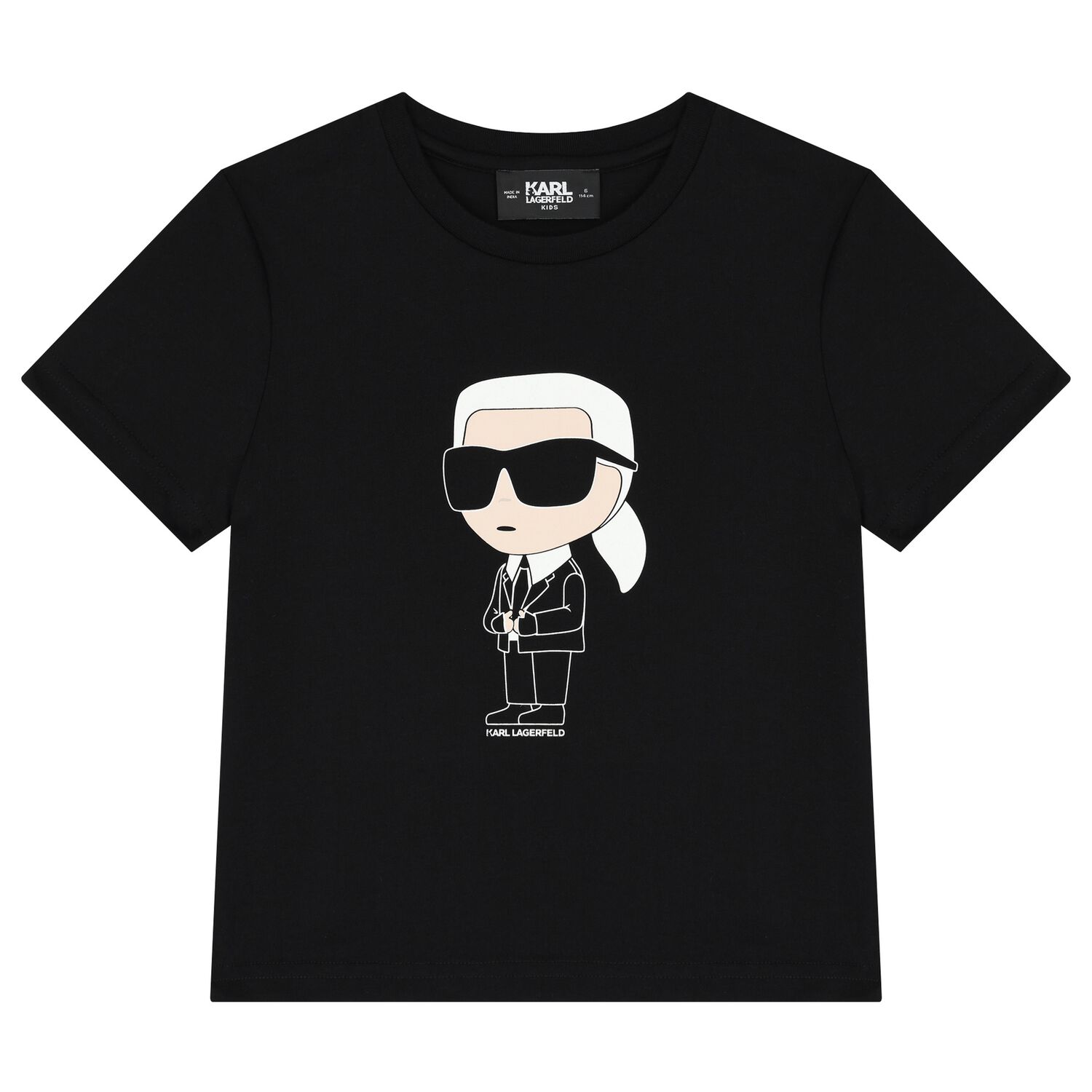 Boys Black Ikonik Logo T-Shirt, 1, hi-res