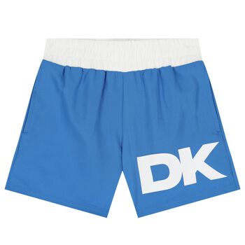 Boys Blue Logo Swim Shorts