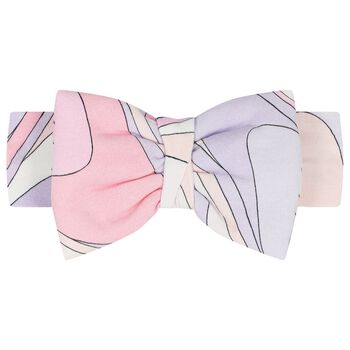 Baby Girls Pink & Purple Bow Headband