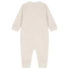 Baby Boys Ivory Logo Romper, 1, hi-res