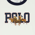 Boys White Logo T-Shirt, 3, hi-res