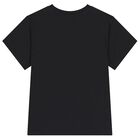 Black Teddy Bear Logo T-Shirt, 4, hi-res