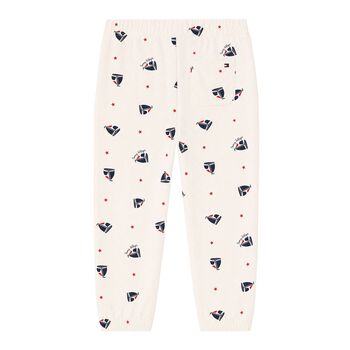 Ivory Sailboat Logo Baby Joggers