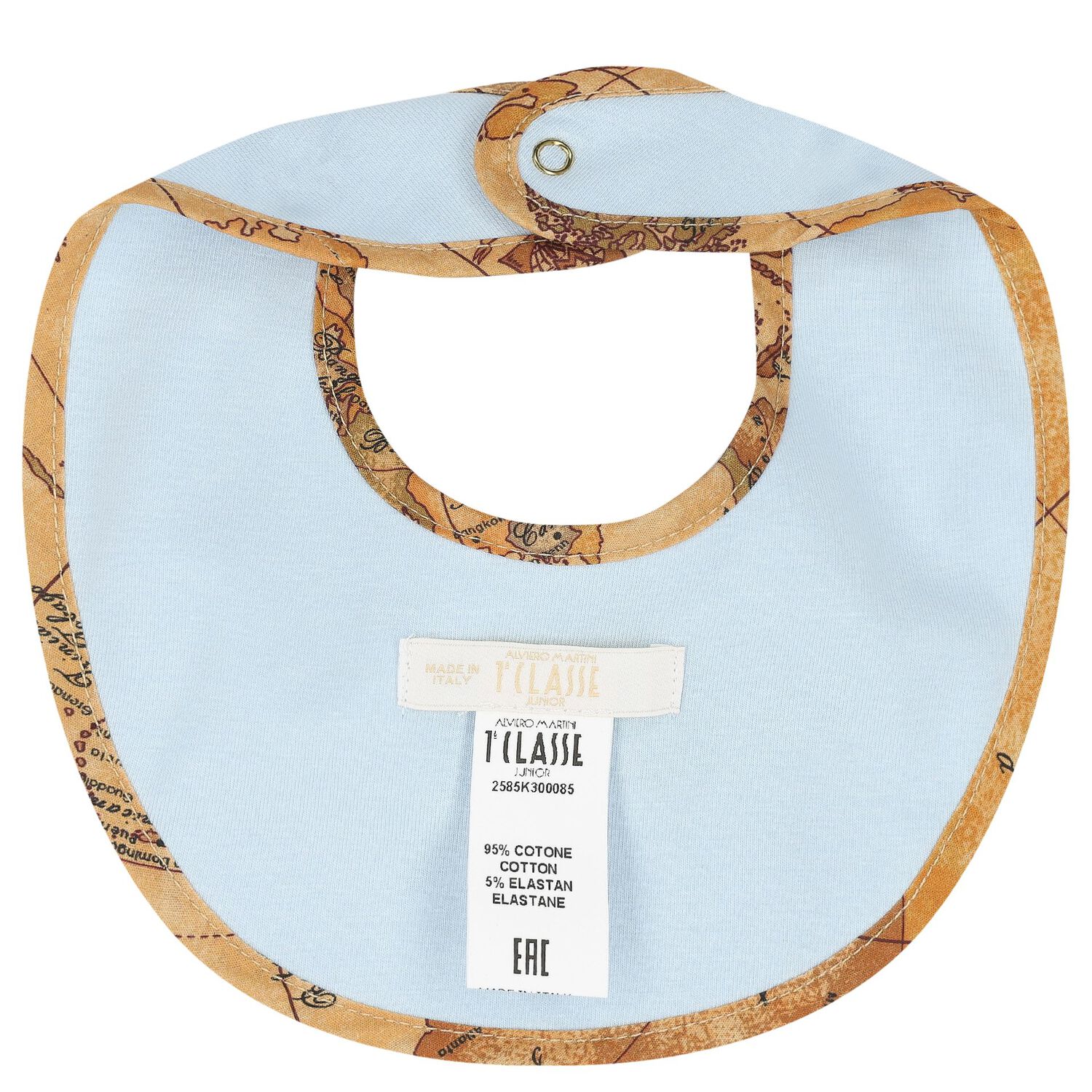 Baby Boys Blue & Beige Geo Map Babygrow Gift Set, 2, hi-res