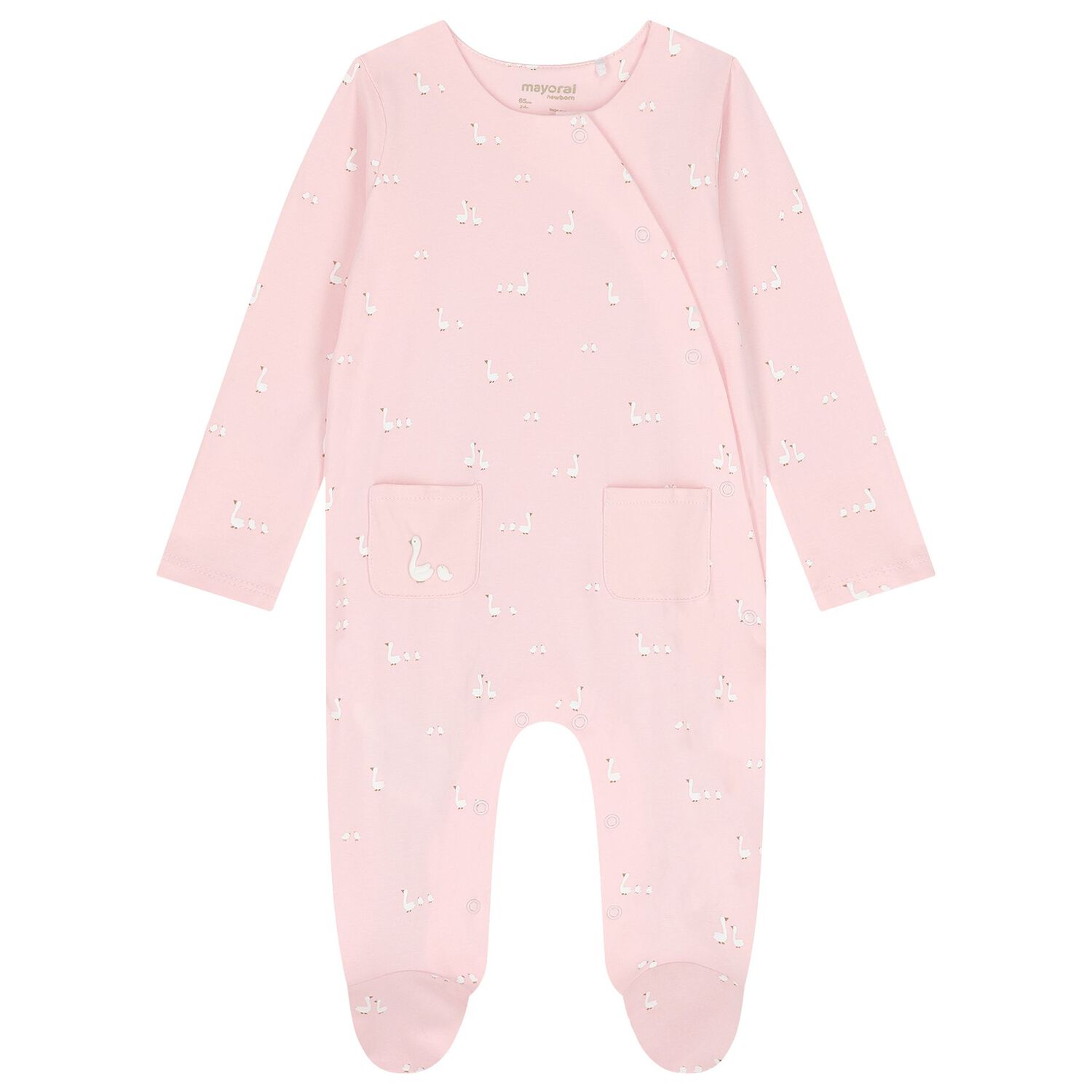 Baby Girls Pink & White Babygrow Gift Set, 4, hi-res