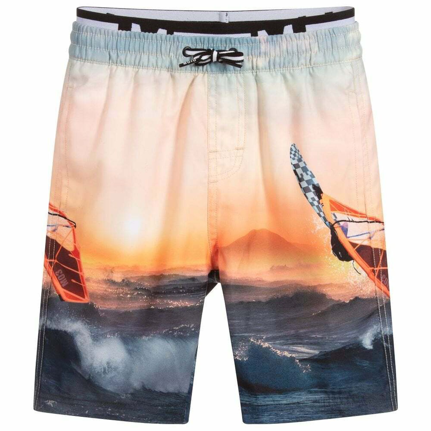 Boys Printed Surfer Swimshorts, 1, hi-res