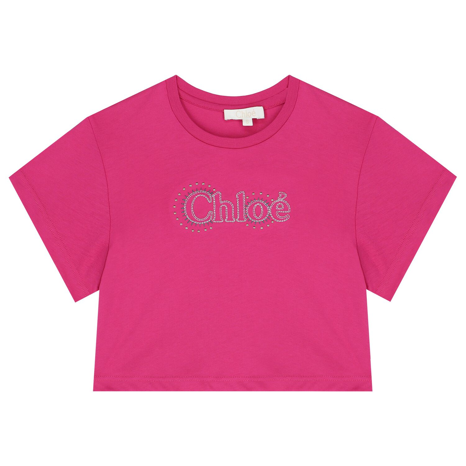Girls Pink Logo T-Shirt, 2, hi-res