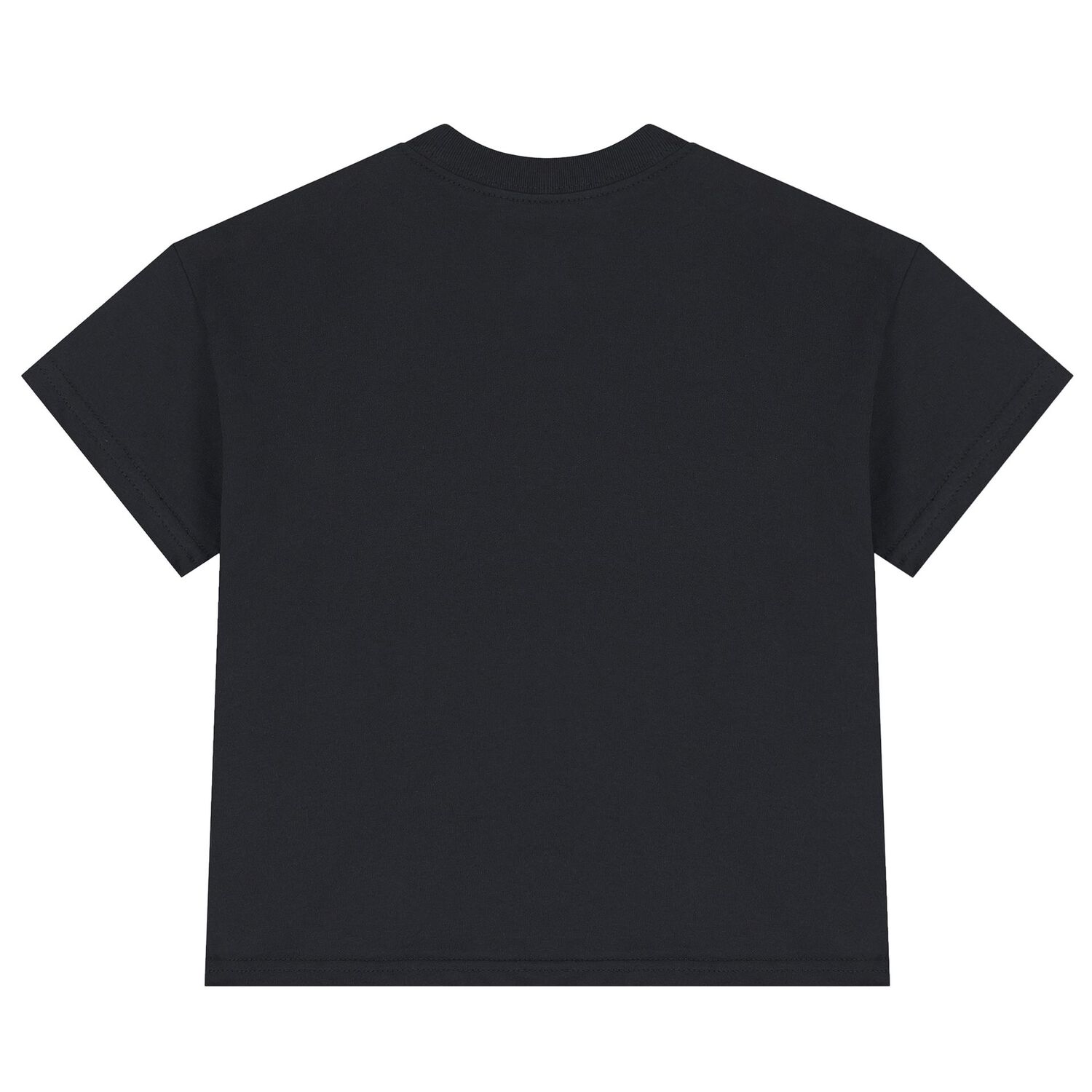 Girls Black Logo T-Shirt, 1, hi-res image number null