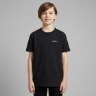 Boys Black Logo T-Shirt, 1, hi-res