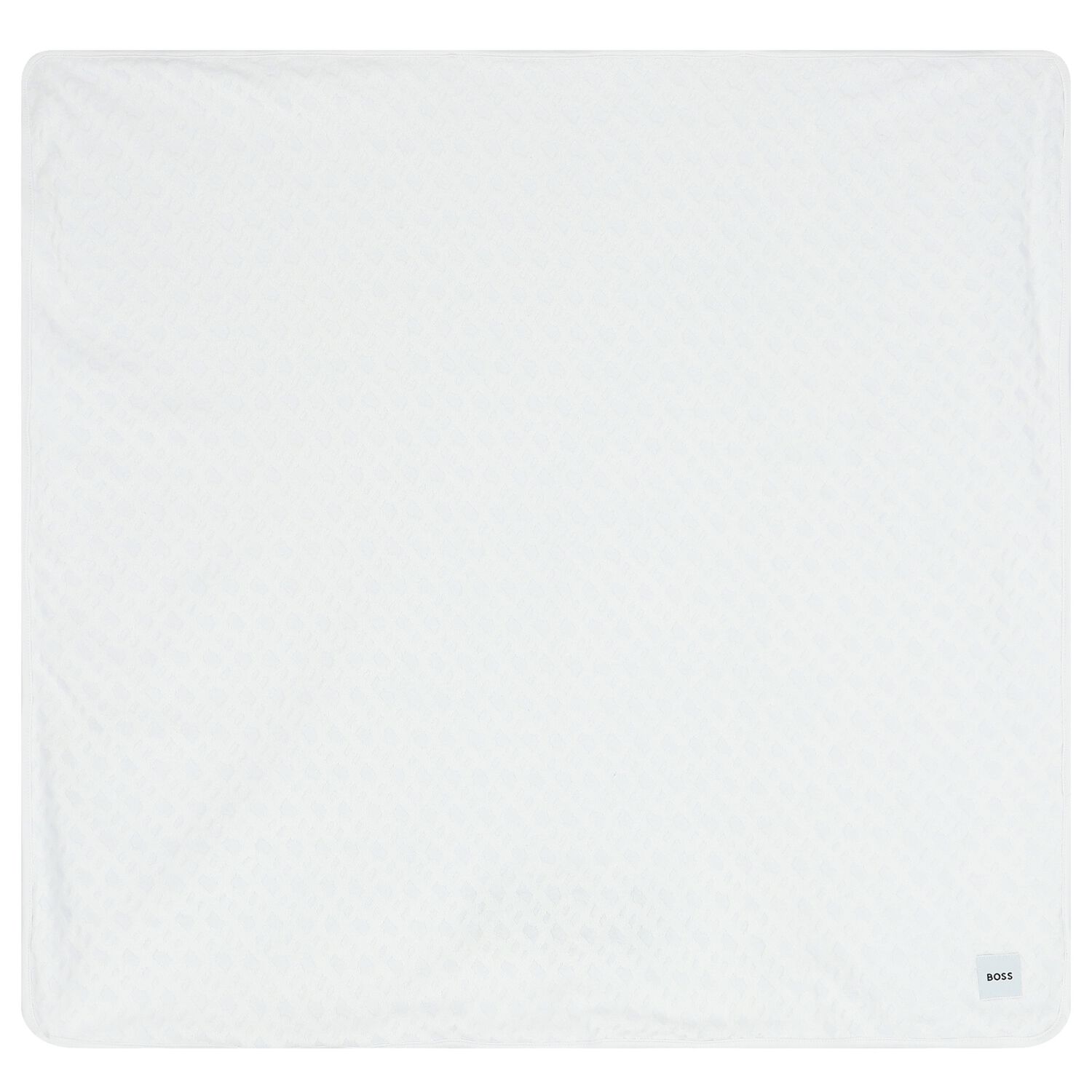 White Logo Baby Blanket, 1, hi-res