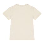 Baby Girls Beige Logo T-Shirt, 1, hi-res