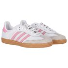 Girls White & Pink Samba OG Trainers, 1, hi-res