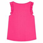 Girls Pink Logo Top, 1, hi-res
