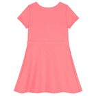 Girls Pink Logo Dress, 2, hi-res