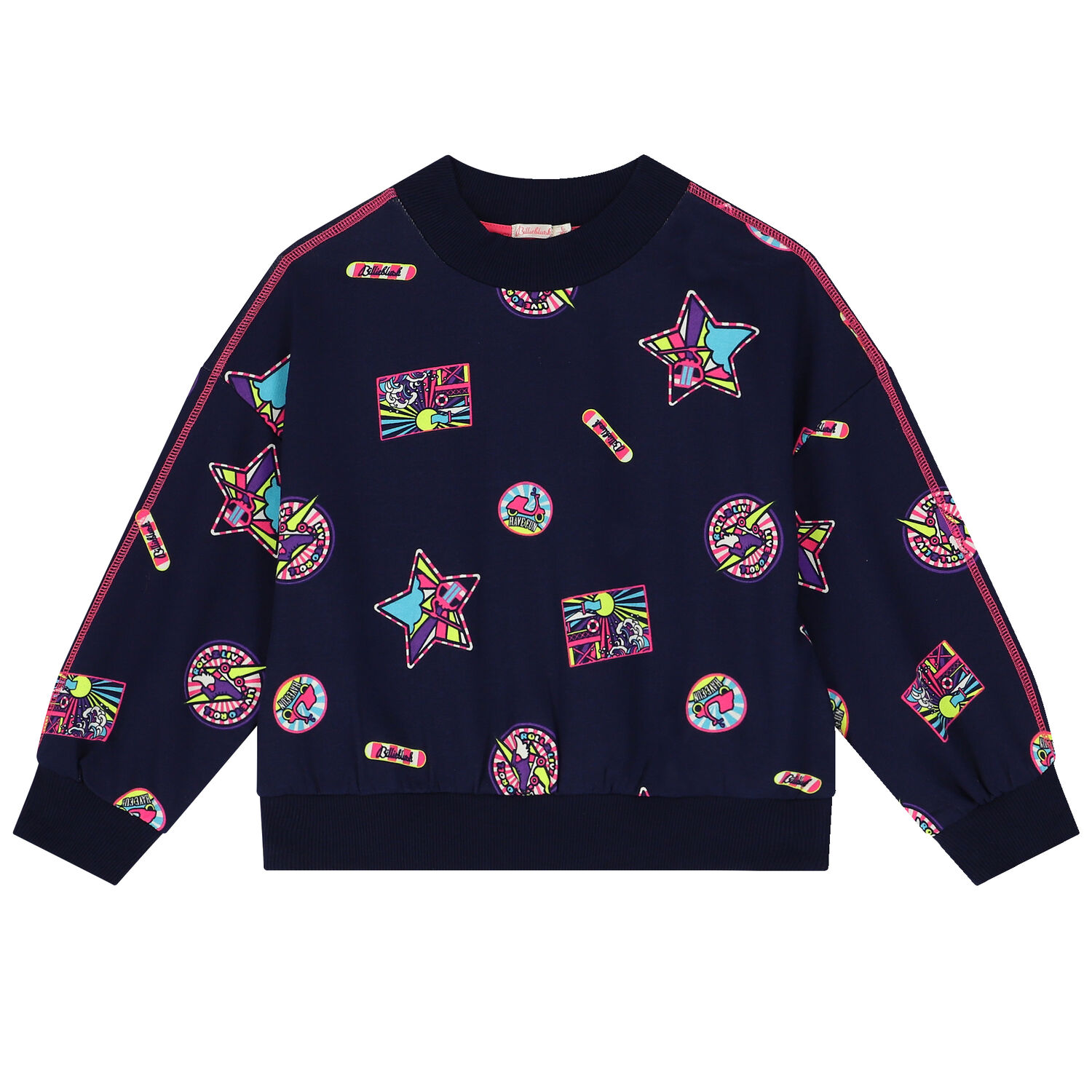 Girls Navy Blue Tracksuit, 1, hi-res image number null