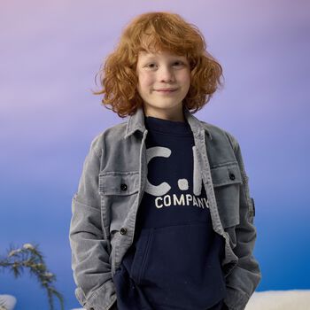Boys Navy Blue Logo T-Shirt
