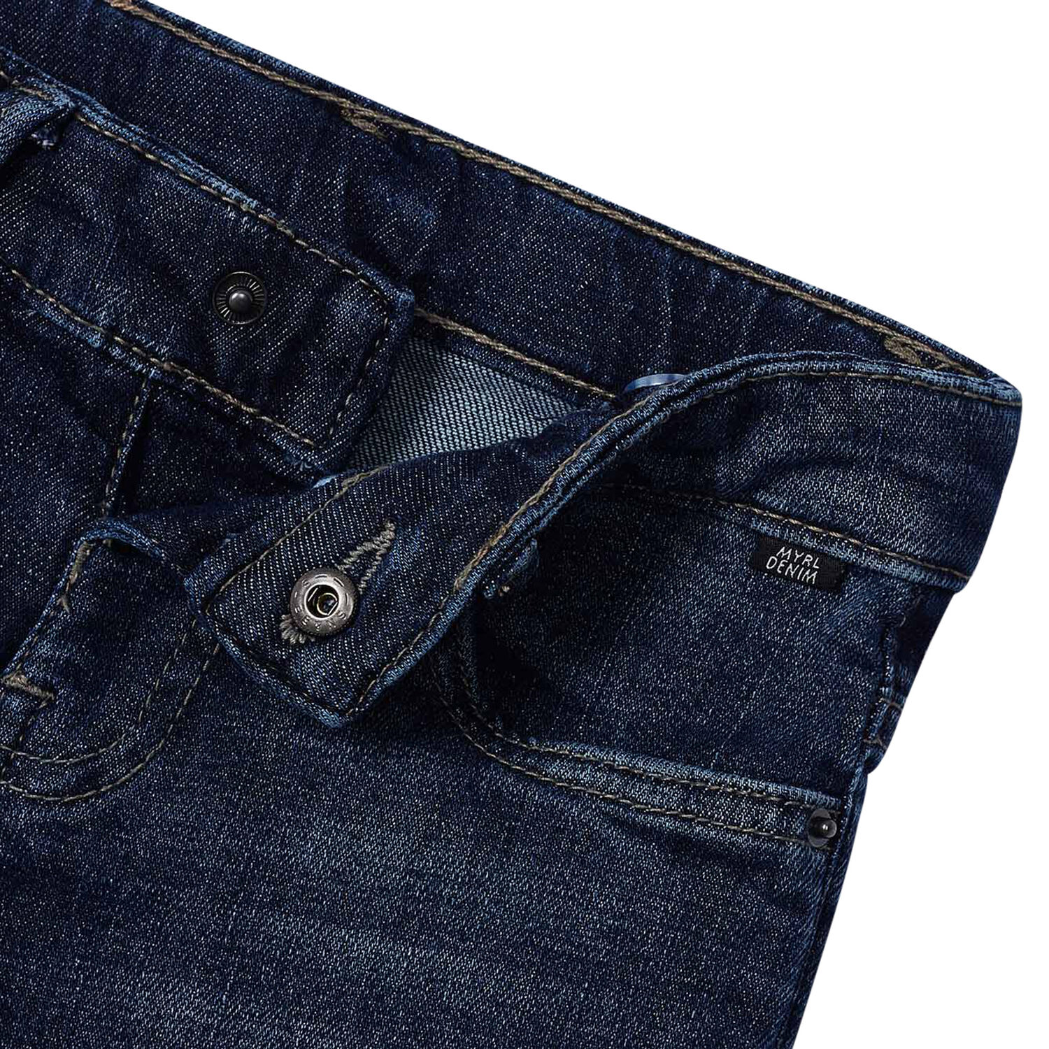 Boys Blue Denim Shorts, 1, hi-res image number null