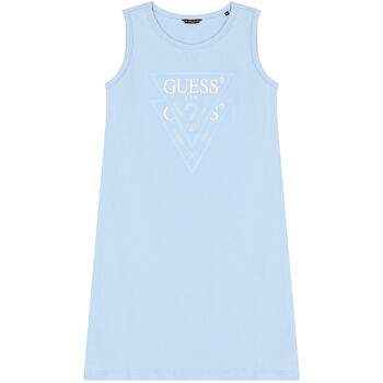Girls Blue Logo Dress