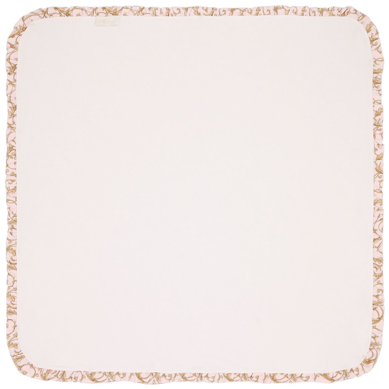 Baby Girls Pink & Gold Blanket, 1, hi-res