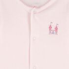 Baby Girls Pink Castle Babygrow, 1, hi-res