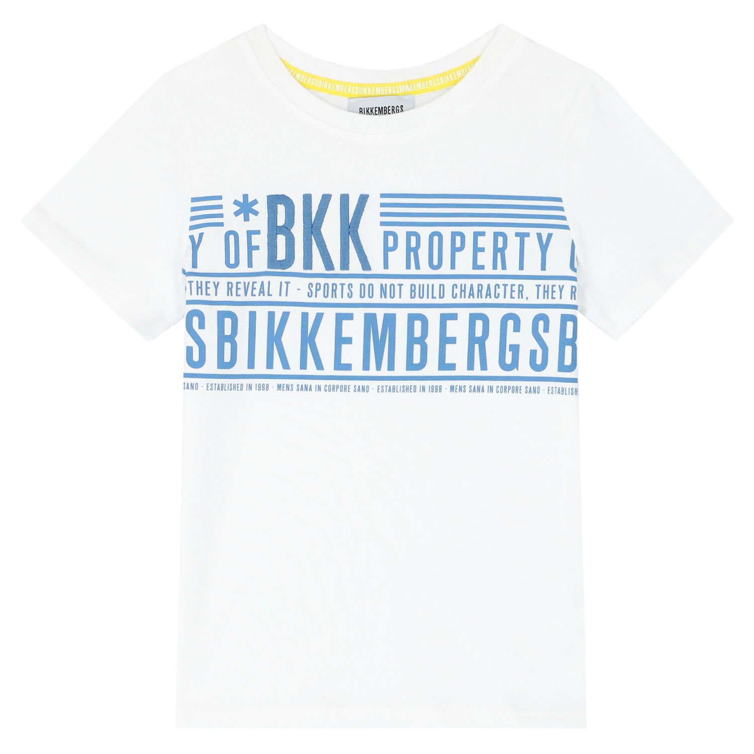 Boys White Logo T-Shirt, 1, hi-res