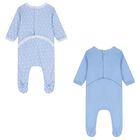 Blue Logo Geometric Logo Babygrows ( 2-Pack ), 2, hi-res