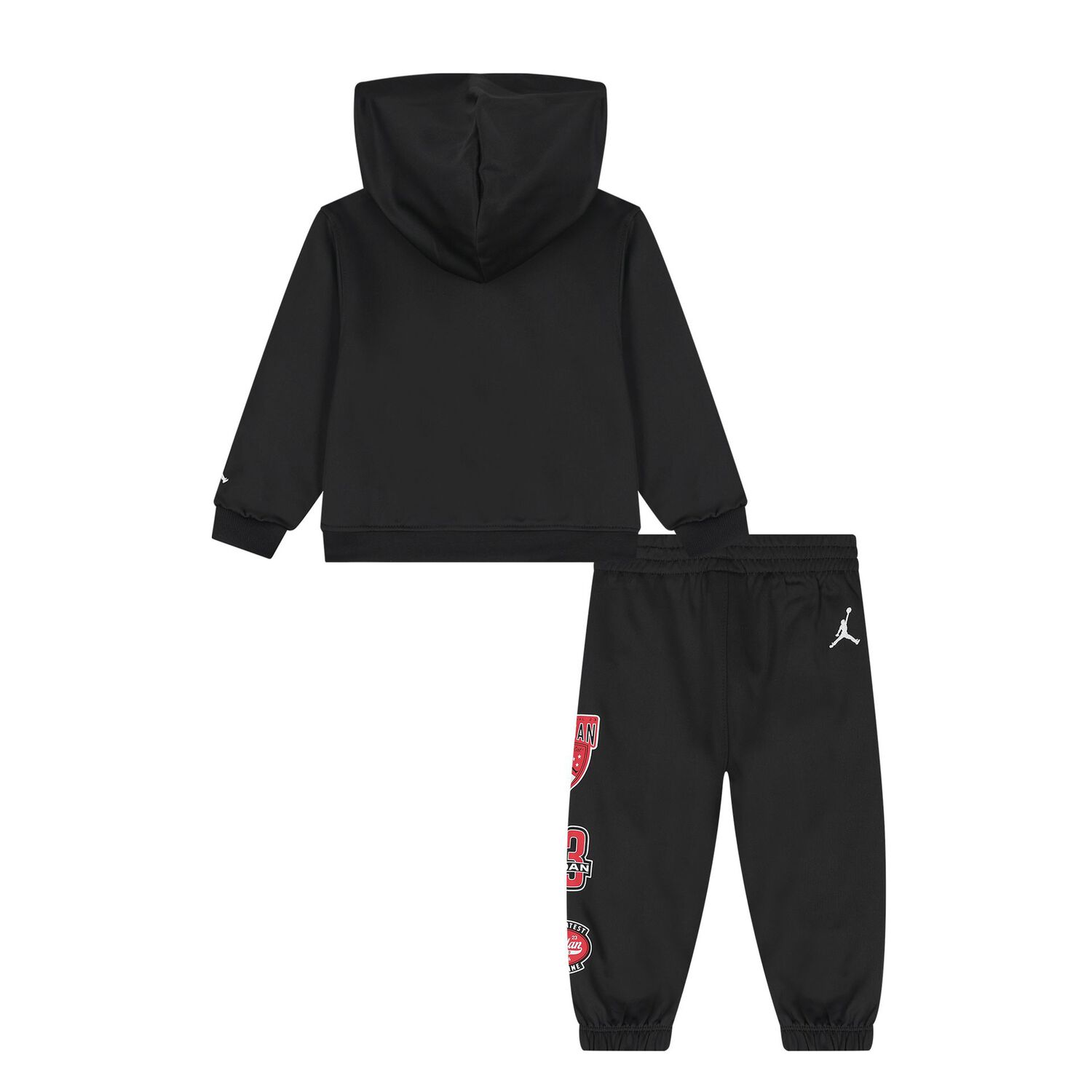 Younger Boys Black Jordan Logo Tracksuit, 1, hi-res